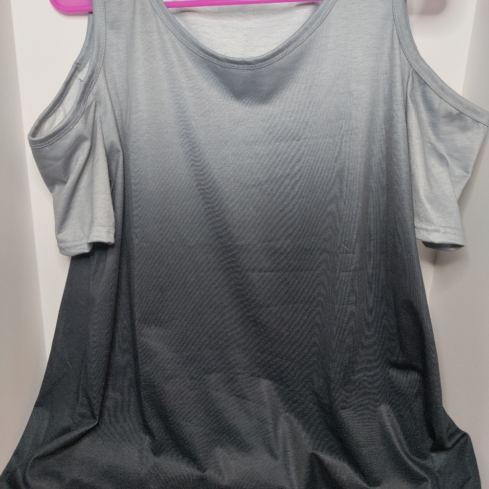 Women's Ombre Shirt, Size XLarge